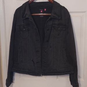 Black jean jacket